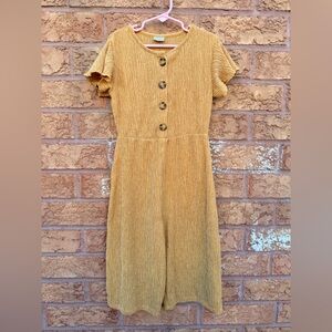 ▪️‎ 4/$25- F&F Kids Textured Button Detail Jumpsuit